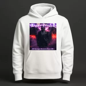 2 white Album Cover White Hoodie
