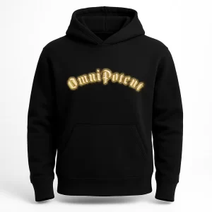 Golden Omni Logo Black Hoodie