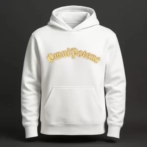 Golden Omni Logo White Hoodie