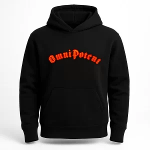 Orange Omni Logo Black Hoodie