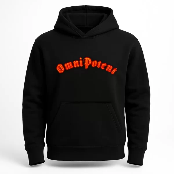 Orange Omni Logo Black Hoodie