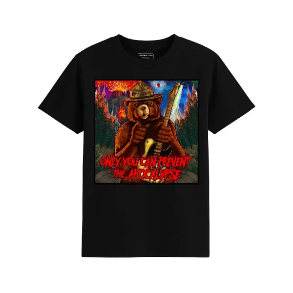 Smoke the Bear Black T-Shirt