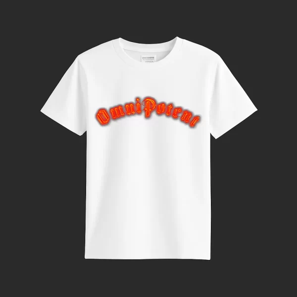 Orange Logo White T-Shirt