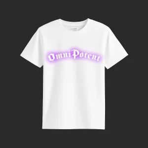 8 ( white Purple Logo T-Shirt