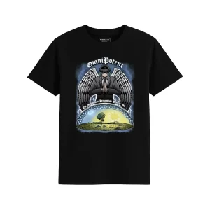 9 (Black Angel Black T-Shirt